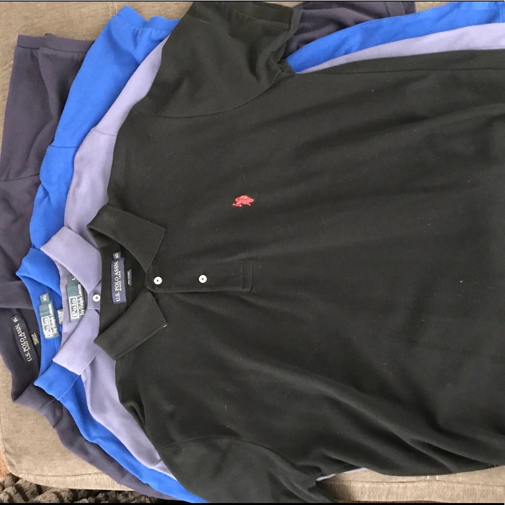4 men’s Polo shirts 3XL 1 L